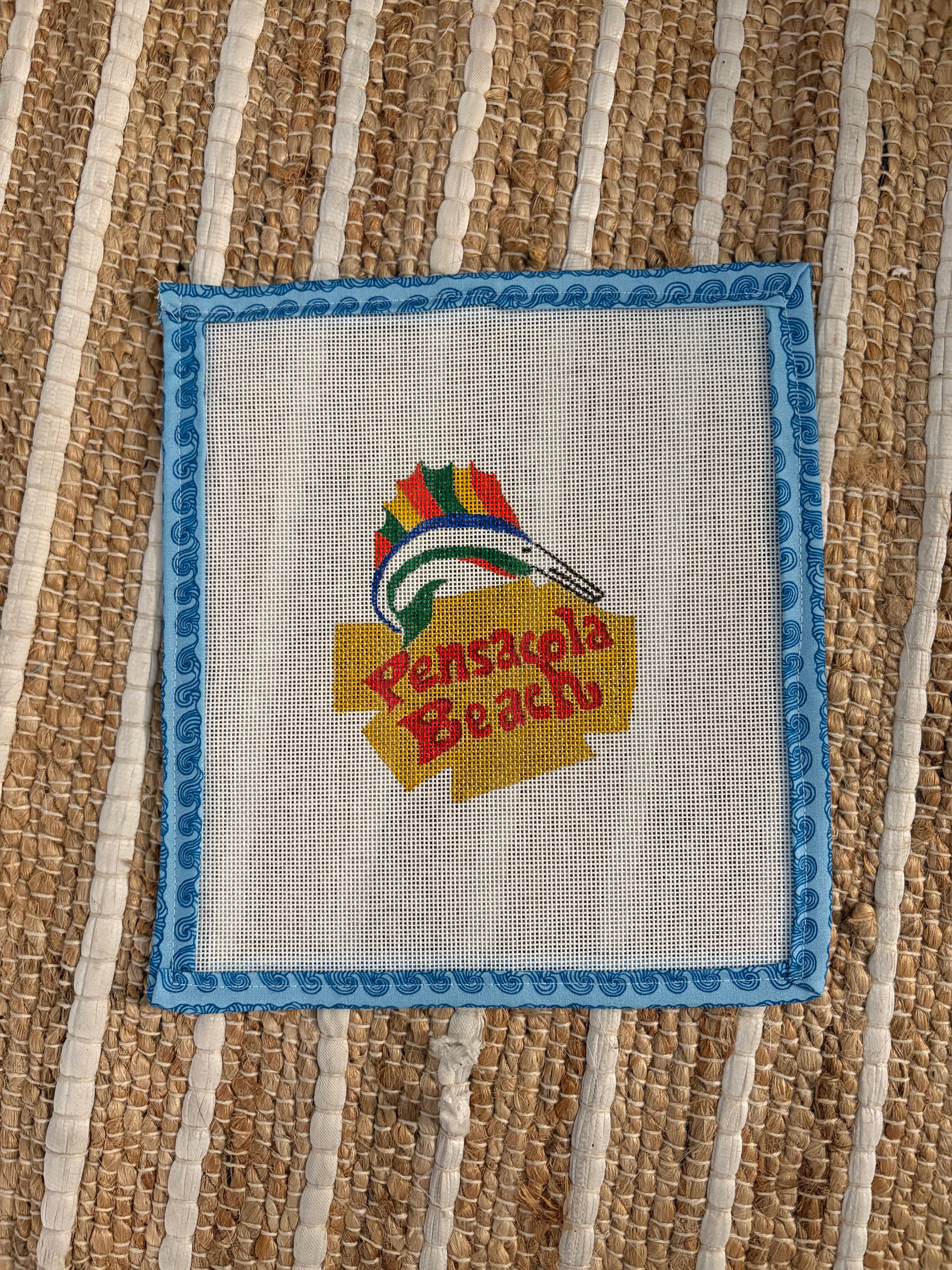 Pensacola Beach Needlepoint Canvas
